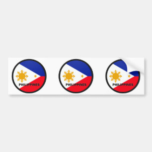 Adesivo Para Carro Bandeira da qualidade de Filipinas Roundel