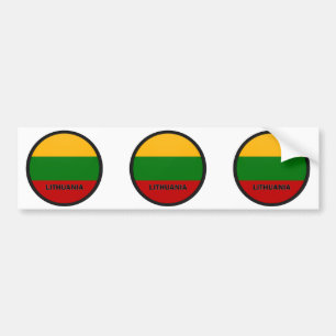 Adesivo Para Carro Bandeira da qualidade de Lithuania Roundel