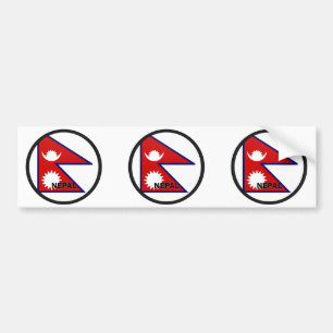 Adesivo Para Carro Bandeira da qualidade de Nepal Roundel