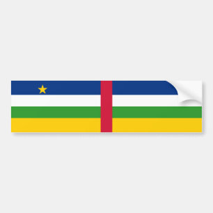 Adesivo Para Carro Bandeira da República Centro-Africana