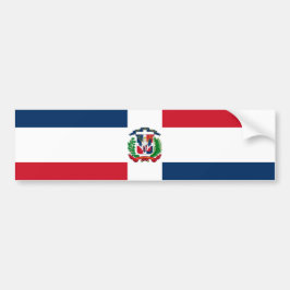Adesivo Para Carro Bandeira da República Dominicana