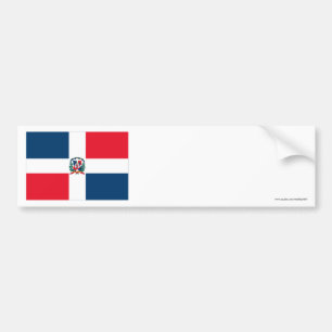 Adesivo Para Carro Bandeira da República Dominicana