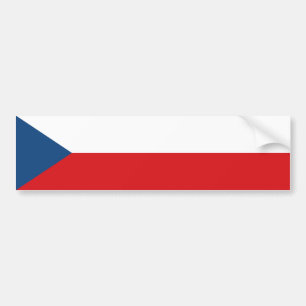 Adesivo Para Carro Bandeira da República Tcheca