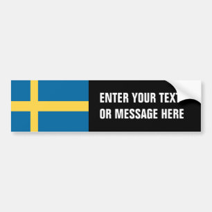 Adesivo Para Carro Bandeira da suecia