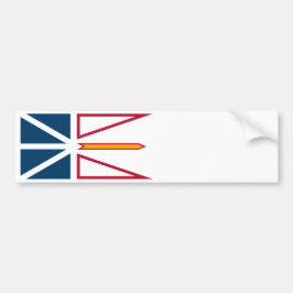 Adesivo Para Carro Bandeira da Terra Nova e Labrador (Canadá)