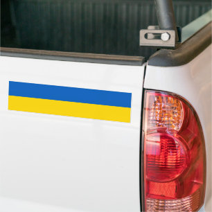 Adesivo Para Carro Bandeira da Ucrânia