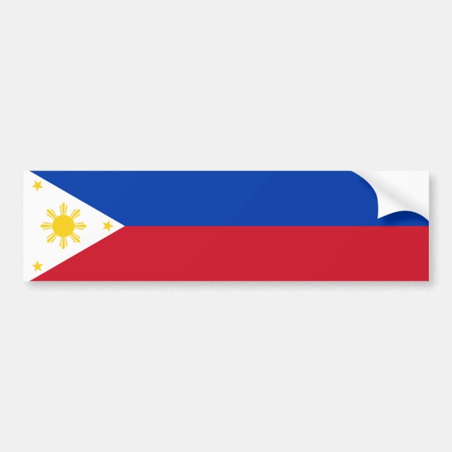 Adesivo Para Carro Bandeira das Filipinas (Frente)