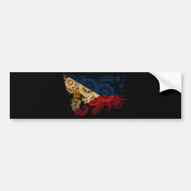 Adesivo Para Carro Bandeira das Filipinas (Frente)
