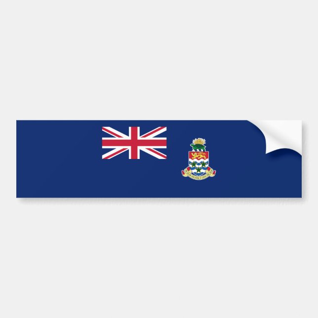 Adesivo Para Carro Bandeira das Ilhas Cayman (Frente)