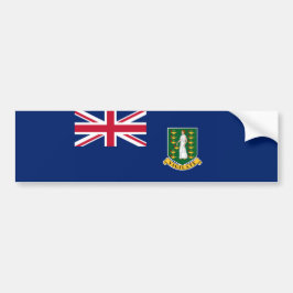 Adesivo Para Carro Bandeira das Ilhas Virgens Britânicas (BVI)