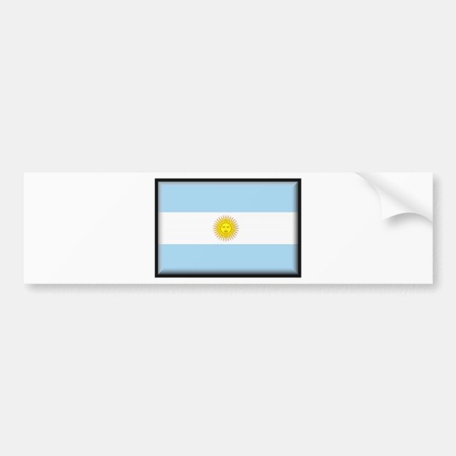 Adesivo Para Carro Bandeira de Argentina (Frente)
