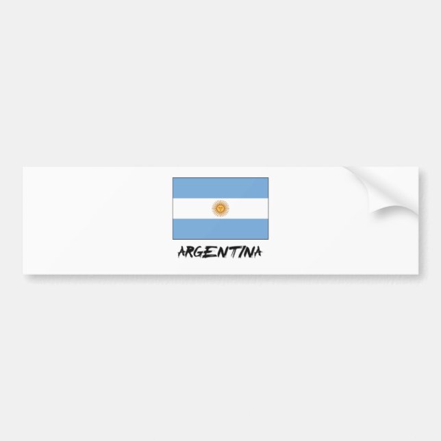 Adesivo Para Carro Bandeira de Argentina (Frente)