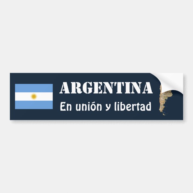 Adesivo Para Carro Bandeira de Argentina + Autocolante no vidro (Frente)