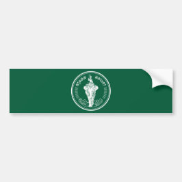 Adesivo Para Carro Bandeira de Bangkok (Cidade da Capital Tailandesa)