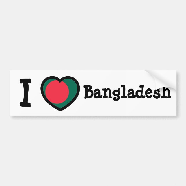 Adesivo Para Carro Bandeira de Bangladesh (Frente)