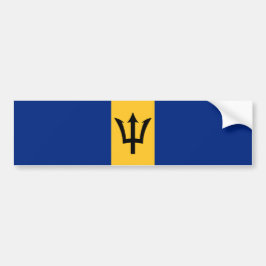 Adesivo Para Carro Bandeira de Barbados (Barbados) (Bajan)