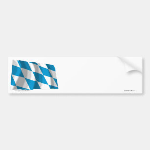 Adesivo Para Carro Bandeira de Baviera/Baviera (versão de Lozengy)