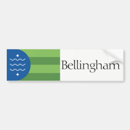 Adesivo Para Carro Bandeira de Bellingham, autocolante no vidro