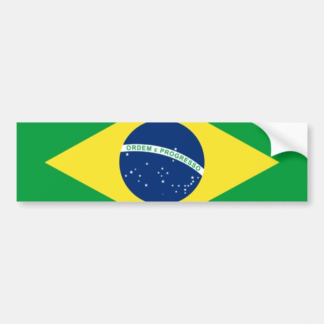 Adesivo Para Carro bandeira de Brasil (Frente)