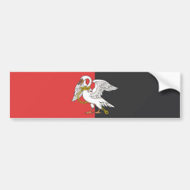 Adesivo Para Carro Bandeira de Buckinghamshire (distrito do Reino Uni