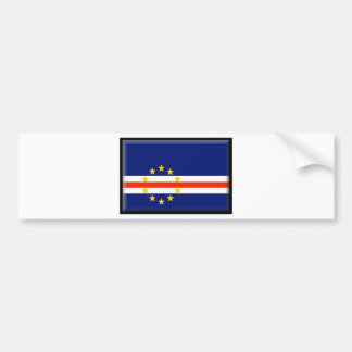 Adesivo Para Carro Bandeira de Cabo Verde