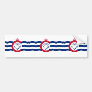 Adesivo Para Carro Bandeira de Cincinnati, Ohio, os Estados Unidos