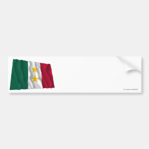 Adesivo Para Carro Bandeira de Coahuila y Tejas