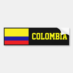 Adesivo Para Carro Bandeira de Colômbia
