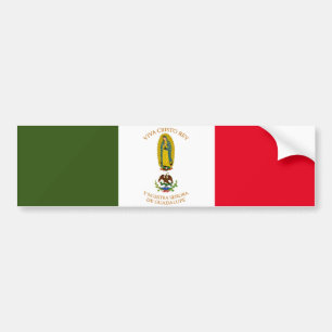 ADESIVO PARA CARRO BANDEIRA DE CRISTEROS
