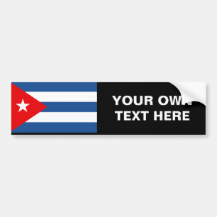 Adesivo Para Carro Bandeira de Cuba