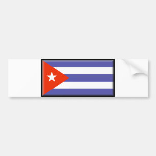 Adesivo Para Carro Bandeira de Cuba