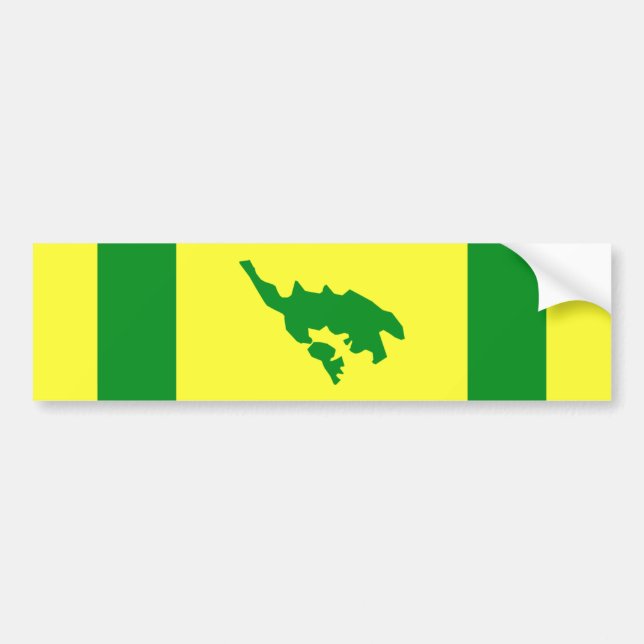 Adesivo Para Carro Bandeira de Culebra, Porto Rico (Frente)
