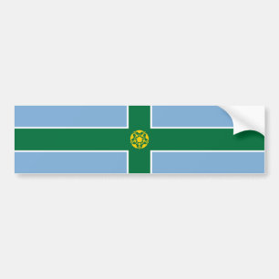 Adesivo Para Carro Bandeira de Derbyshire (Condado de England, Reino