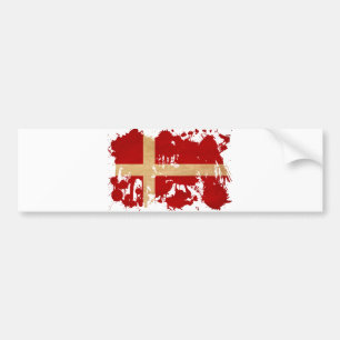 Adesivo Para Carro Bandeira de Dinamarca