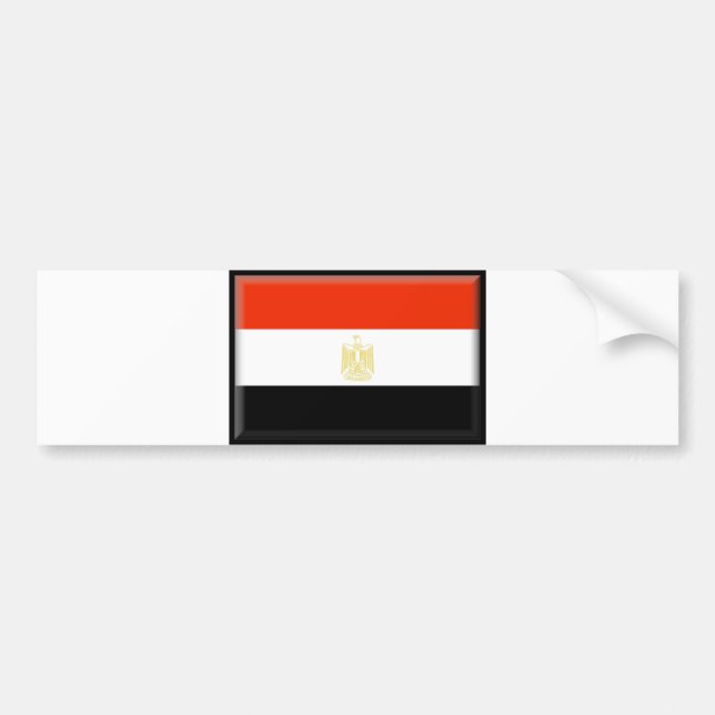 Adesivo Para Carro Bandeira de Egipto (Frente)