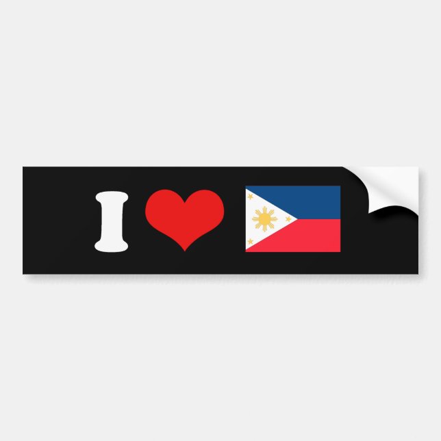 Adesivo Para Carro Bandeira de Filipinas (Frente)