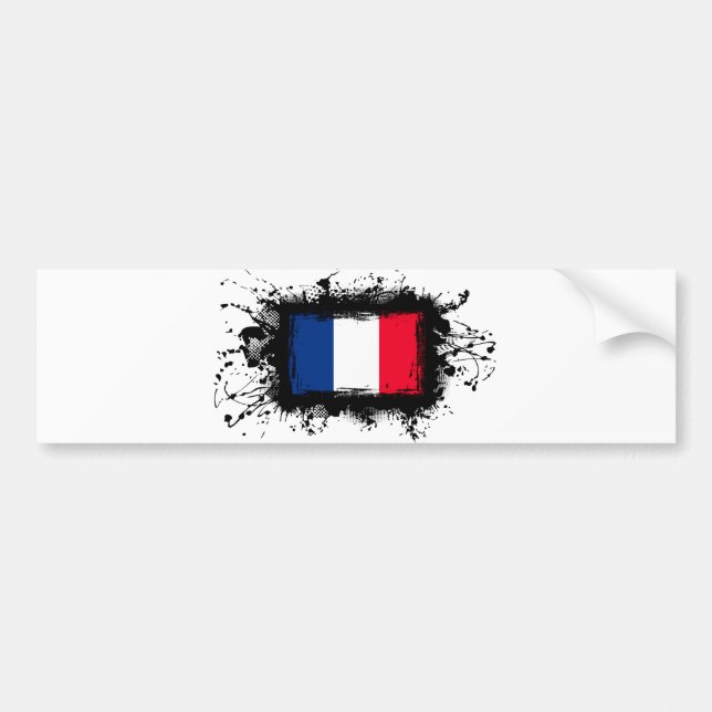 Adesivo Para Carro Bandeira de France (Frente)