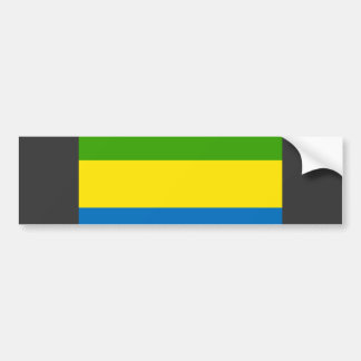 Adesivo Para Carro Bandeira de Gabon