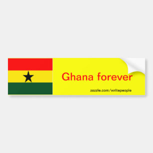 Adesivo Para Carro Bandeira de Ghana
