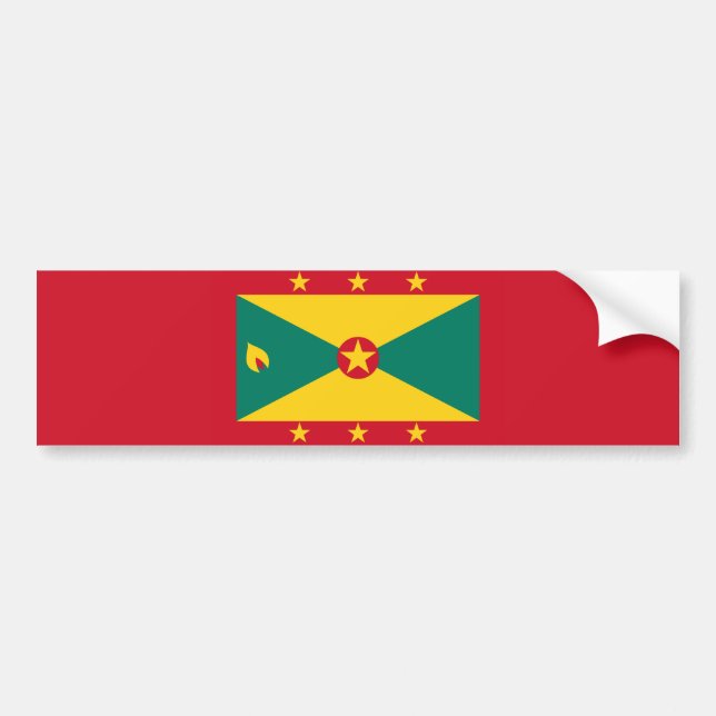 Adesivo Para Carro Bandeira de Granada (Frente)