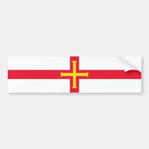 Adesivo Para Carro Bandeira de Guernsey