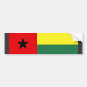 Adesivo Para Carro Bandeira de Guiné-Bissau