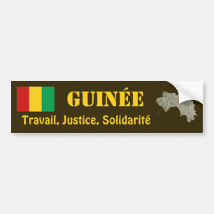 Adesivo Para Carro Bandeira de Guiné-Conakry + Autocolante no vidro