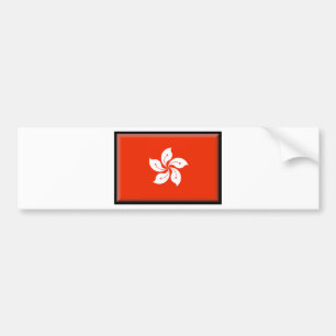 Adesivo Para Carro Bandeira de Hong Kong (China)