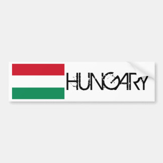 Adesivo Para Carro Bandeira de Hungria