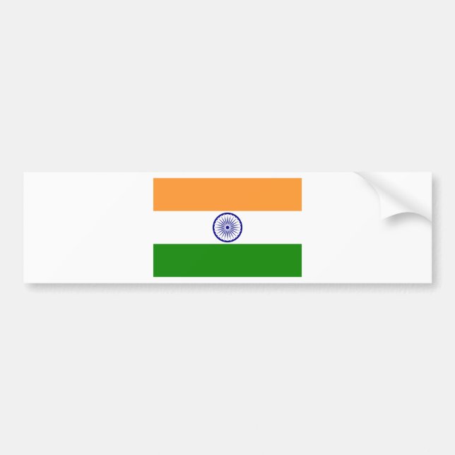 Adesivo Para Carro Bandeira de India (Frente)