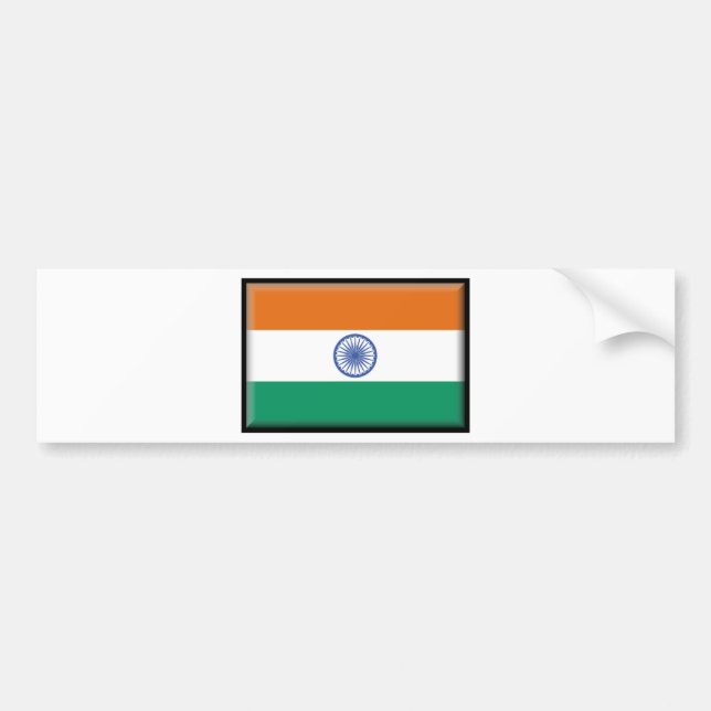 Adesivo Para Carro Bandeira de India (Frente)