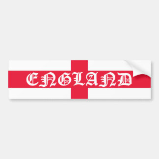 Adesivo Para Carro Bandeira de Inglaterra com texto branco