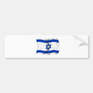 Adesivo Para Carro Bandeira de Israel