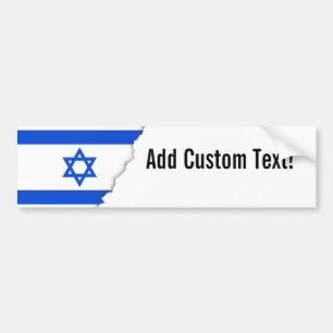 Adesivo Para Carro Bandeira de Israel